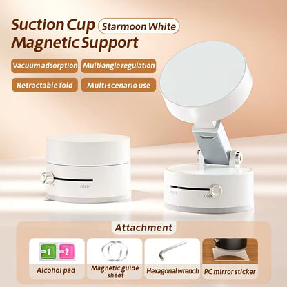 Revolutionary Vacuum Magnetic Suction Cup Folding Swivel Stand - Your Ultimate Mobile Phone Holder!